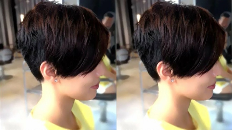 modern hairstyle mid hair long cut modern long hair short black resized