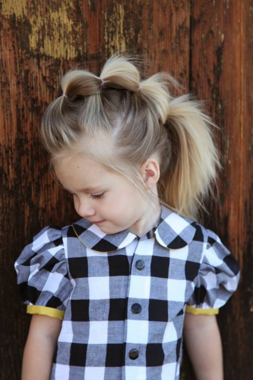 modern hairstyle little girl