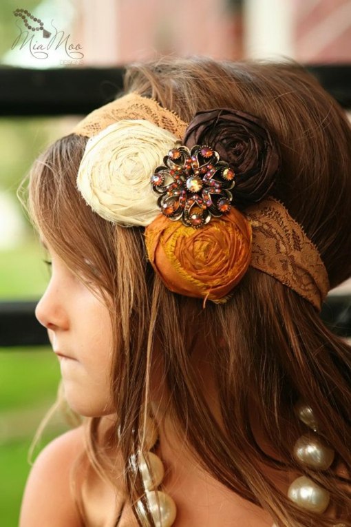 headdress little girl headband modern