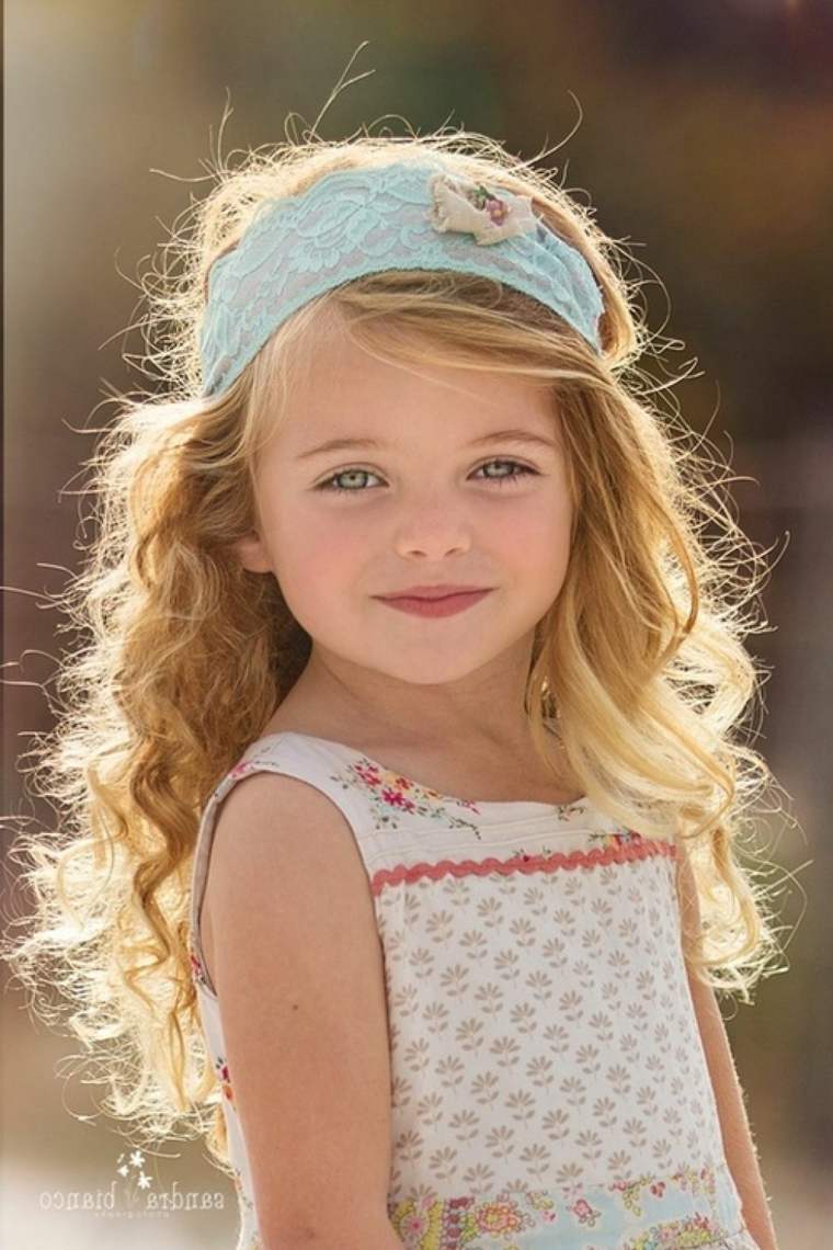 hairstyle little girl curl hair without heat