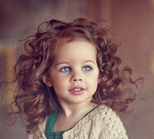 hairstyle little girl spring curls