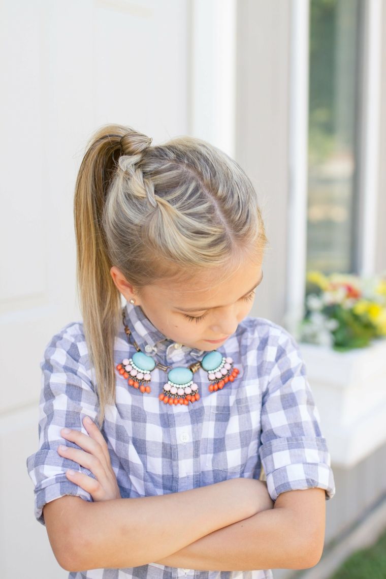 hairstyle of little girl ideas tail braid