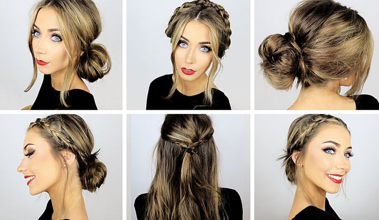 quick and easy hairstyle woman tutorial