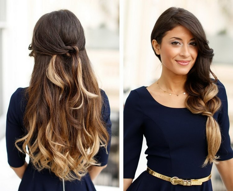 simple hairstyles and fast long hair