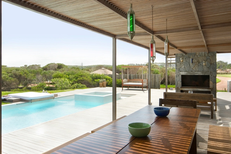 dining area modern outdoor patio