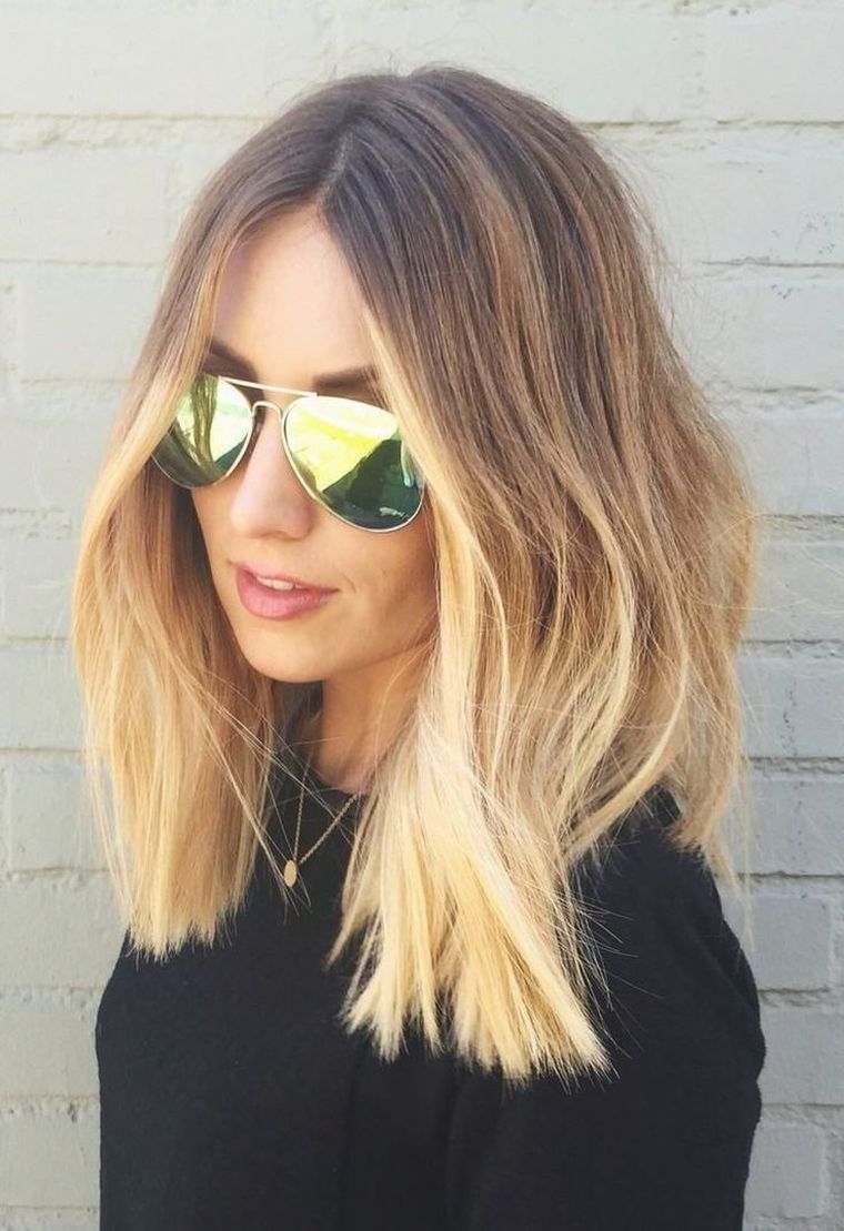 color shade-blond-on-brunette-breaker long-line-middle