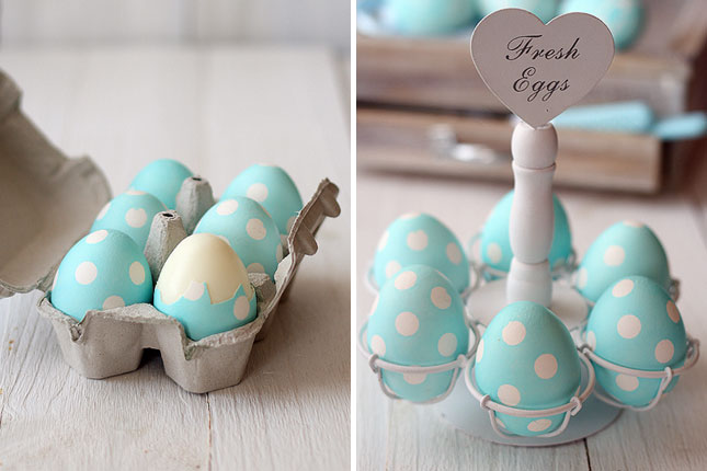 easter eggs coloring polka dots fresh blue design