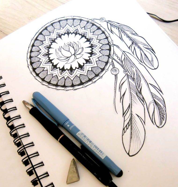 how-draw-a-dream-catcher-paint-deco ideas