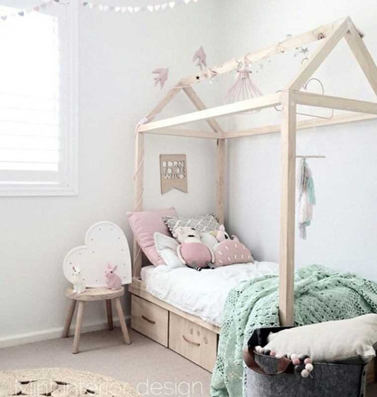 diy kid bed shack