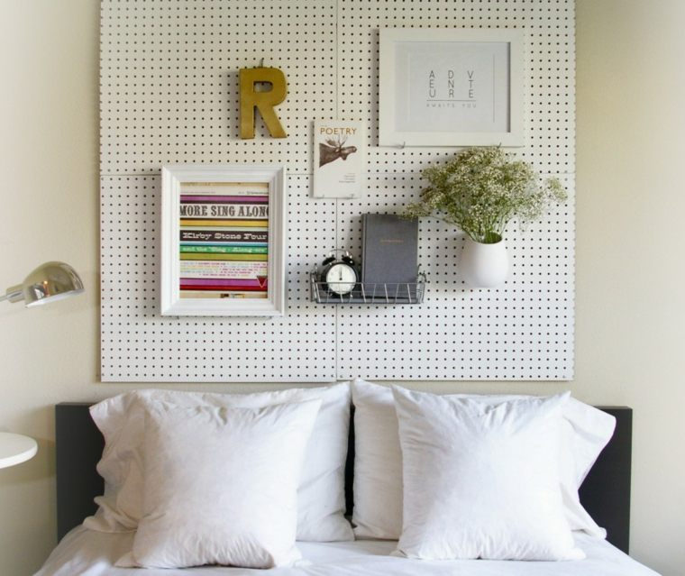 how to make a headboard wall storage deco