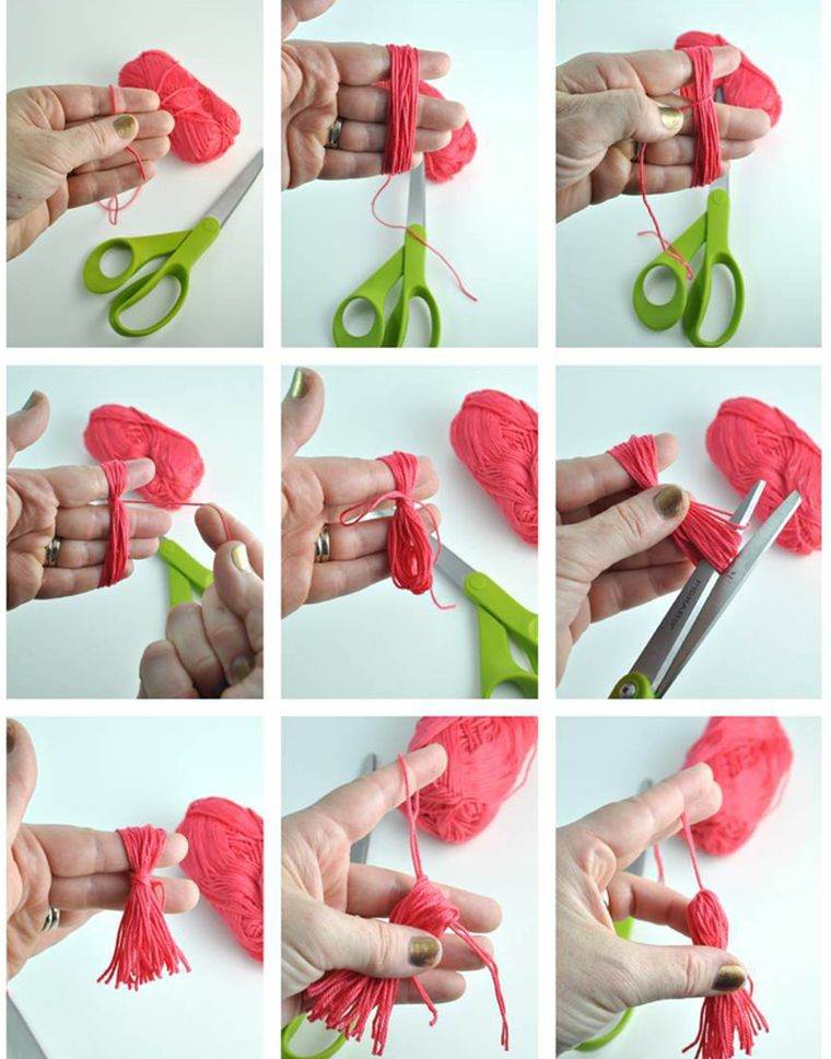 how-to-a-bokmärke-skräddarsy det pompoms