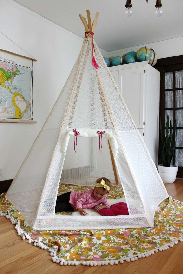 tent child idea deco bedroom DIY easy