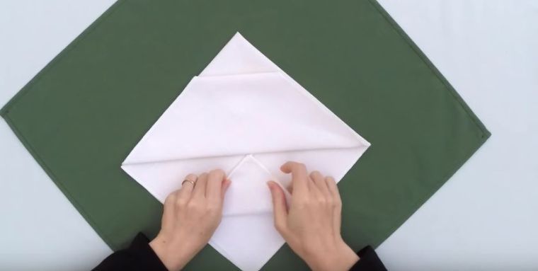 how fold-a-towel-in-fabric-tutorial-easy