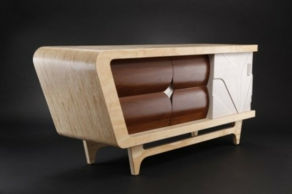 natural wood chest of drawers minimalist style