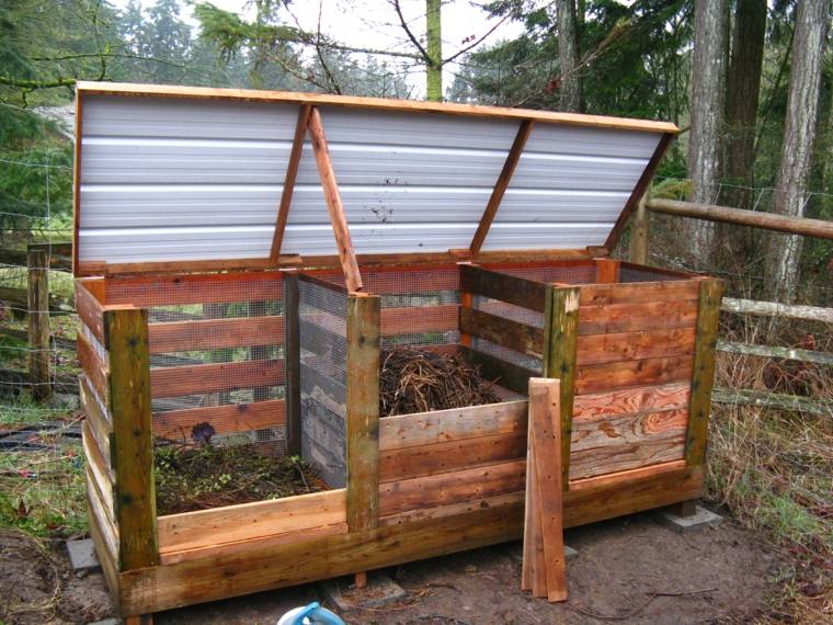 How to make wooden roof composter