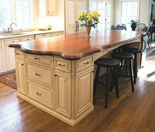 kitchen counter deco white