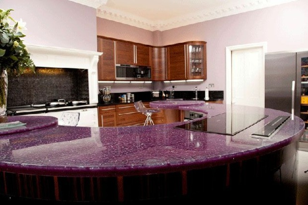 round kitchen counter