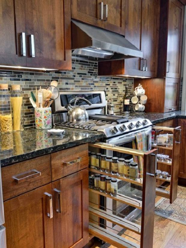 kitchen counter functional drawers