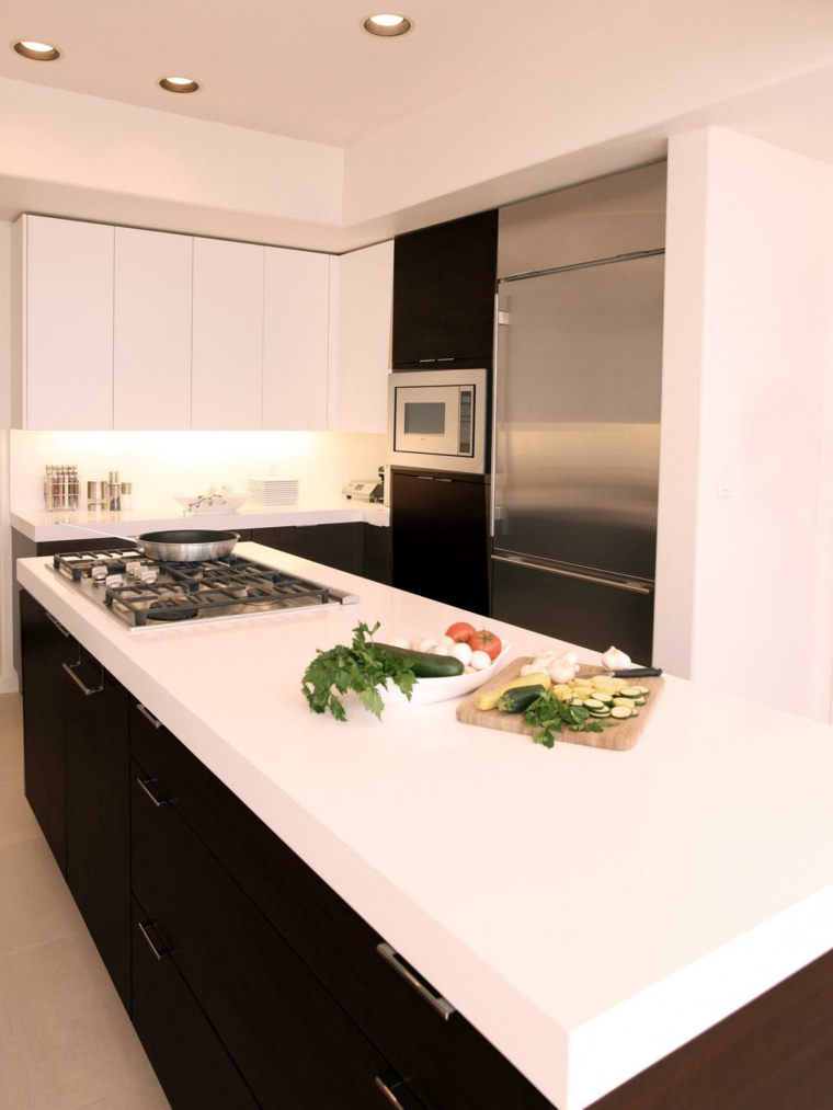 white design kitchen counter