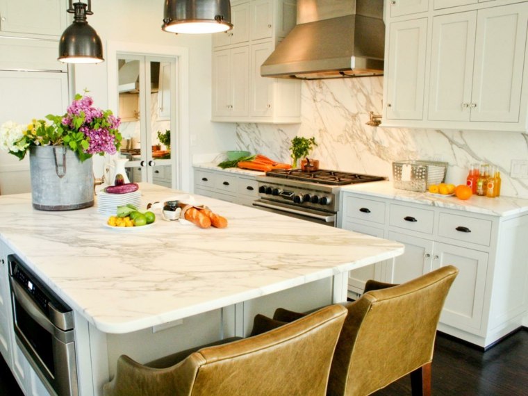 white design kitchen counter