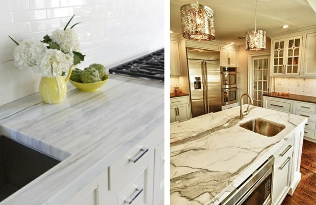 modern marble kitchen countertops