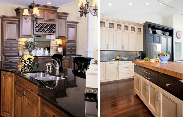 traditional style kitchen countertops