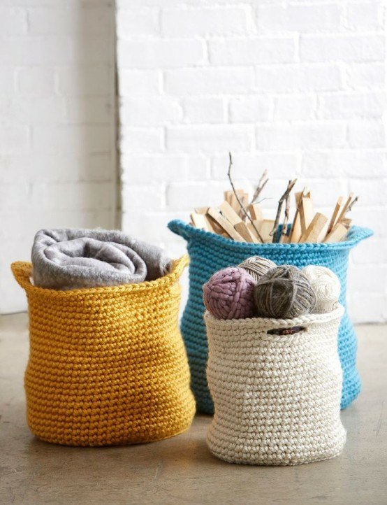 storage boxes or baskets are easy to knit awesome even time comfort nice decor