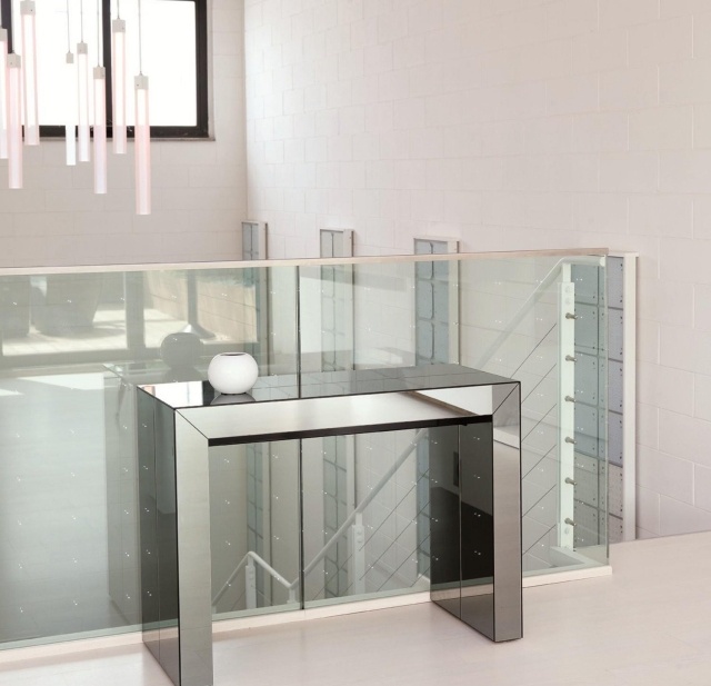Entanglement konsoll Glass design-M.-Pozzoli-G.-Mauri