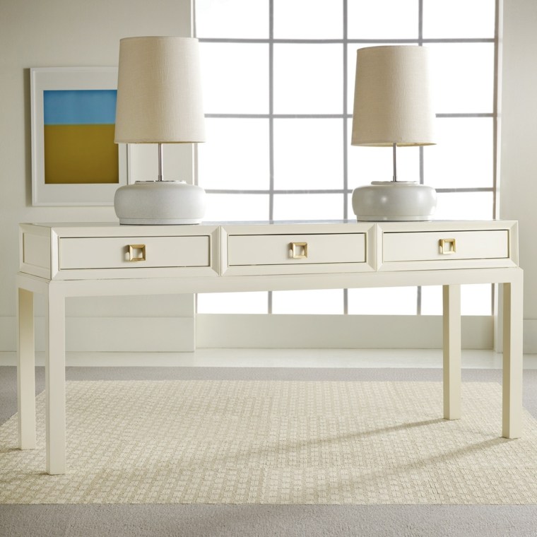 small drawer console white furniture ideas modern tables