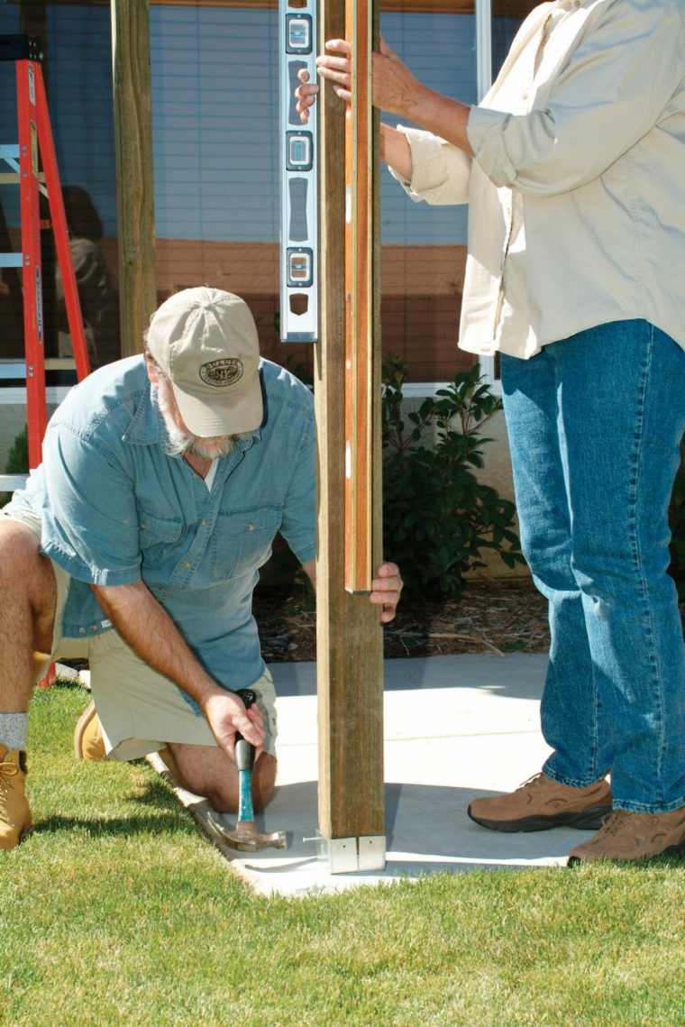 build-a-wood pergola-how make-a pergola-oneself-outside