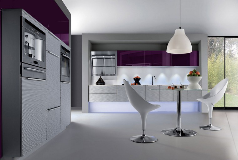 kitchen color aubergine idea furniture fixture