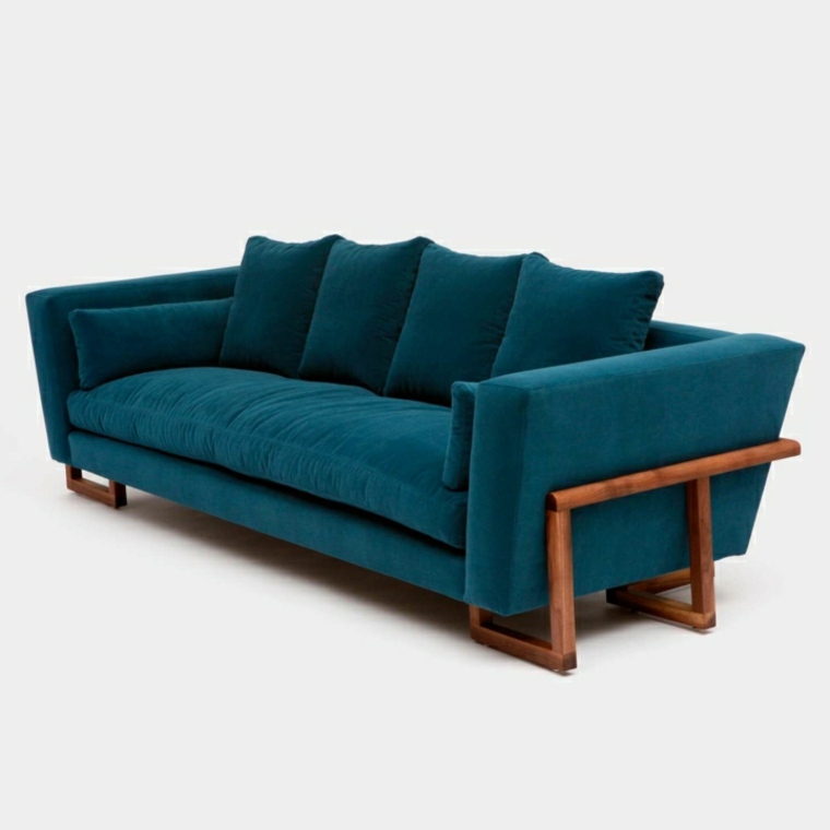 farve blå ænder sofa moderne design