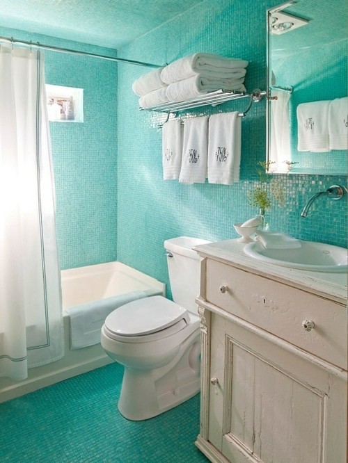 blue color bathroom simple bath