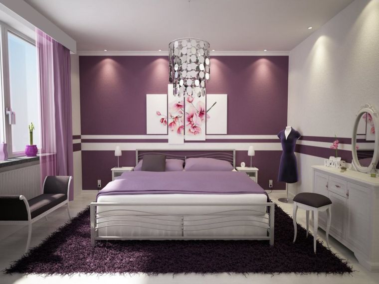 color bedroom design neutral paint association purple color