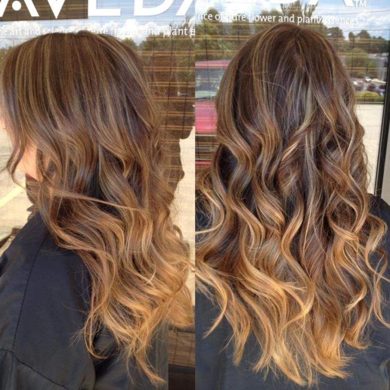 color-coloring-hair wavy