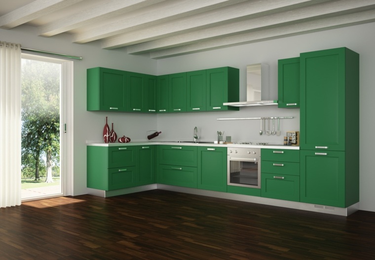 modern kitchen design color