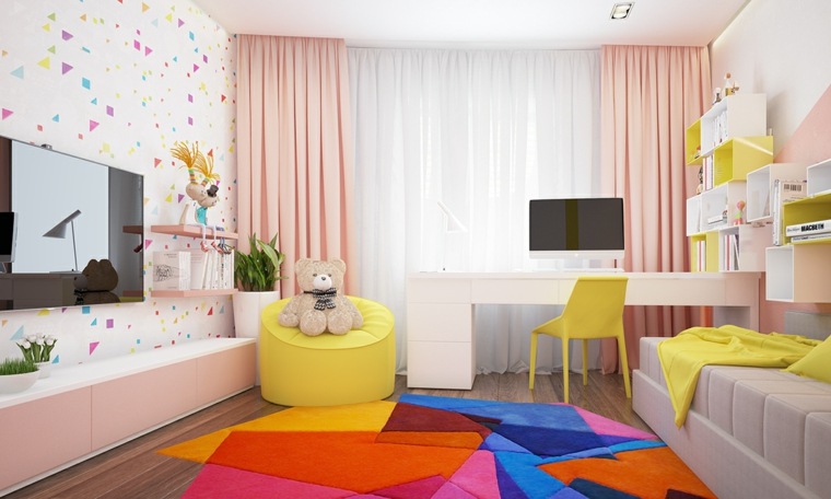 associerede farver rosa børns værelser