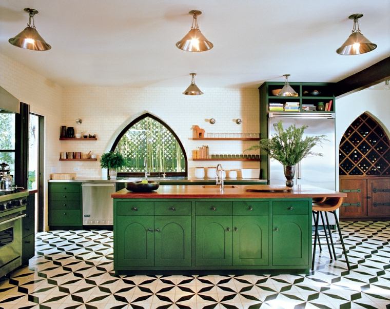 renovation kitchen style country chic tiling