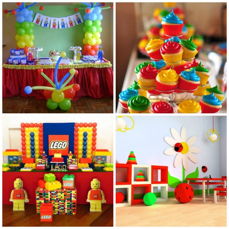 primary color deco birthday children