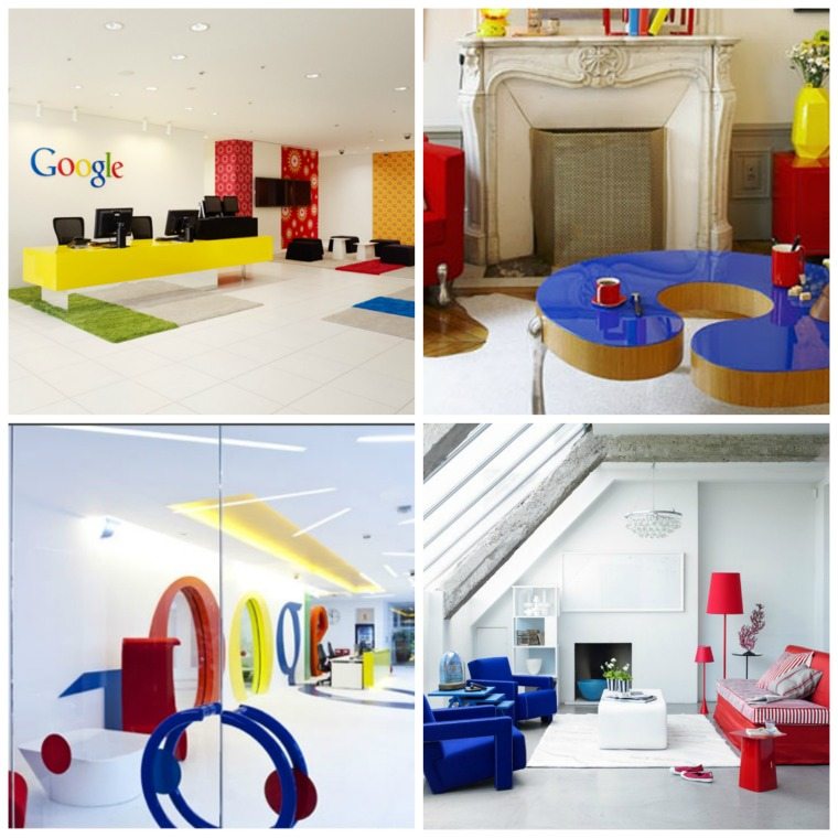 primary color interior office google japan