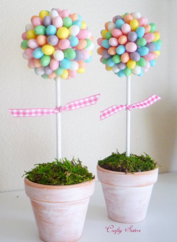 pastel colors decoration eggs easter