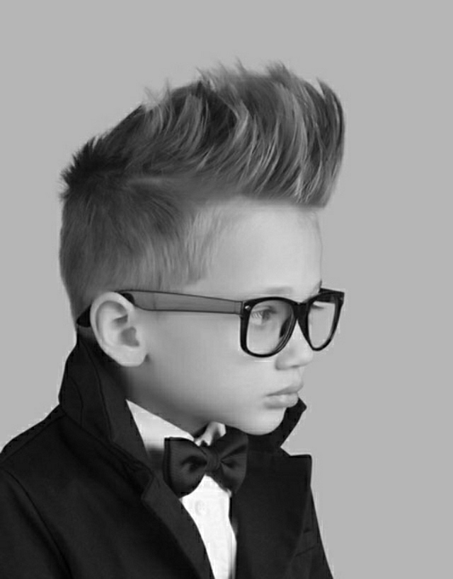 cut hipster child idea boy small hair mid-length