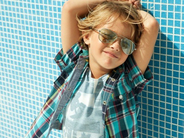 boy spring cup modern glasses shirt