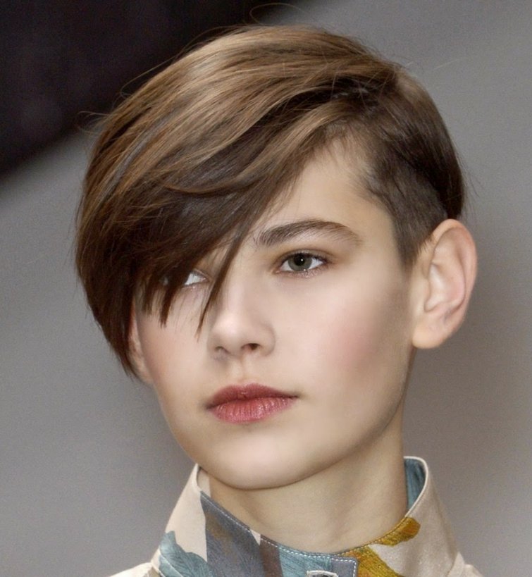 woman contemporary modern hairstyle