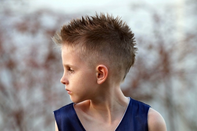 cut-to-hair little-boy-short hair