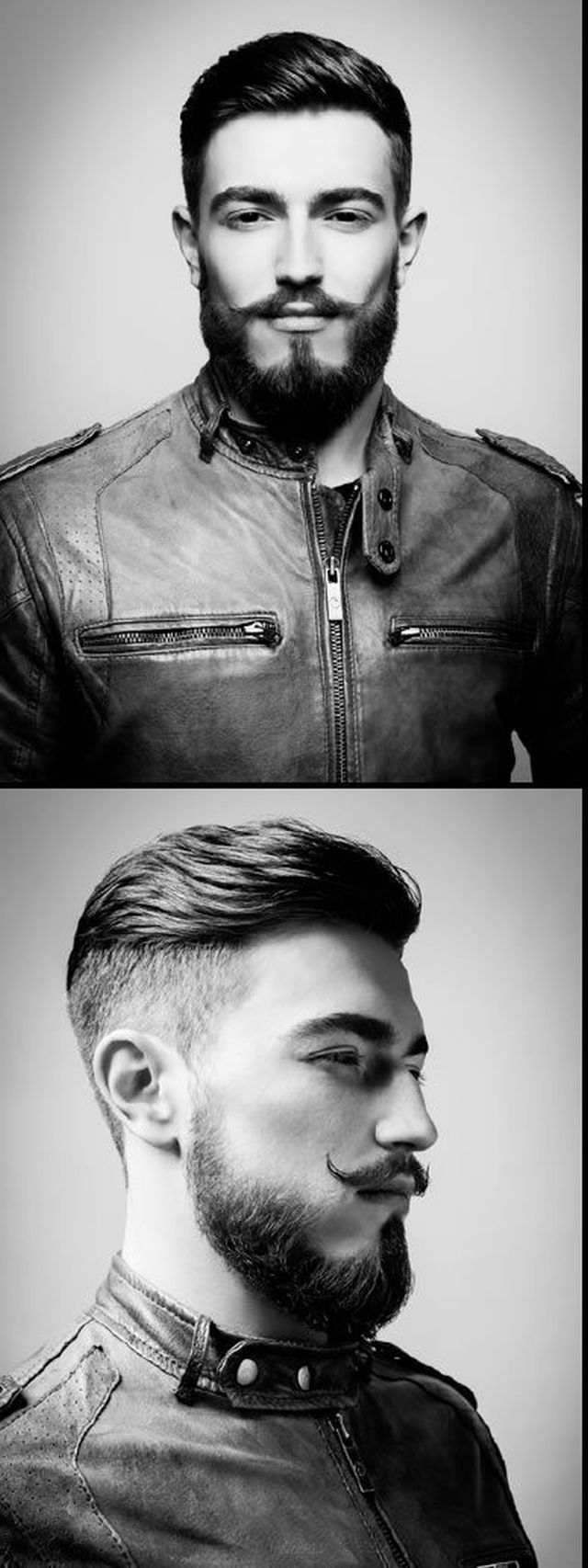 modern haircut hipster man bearded man