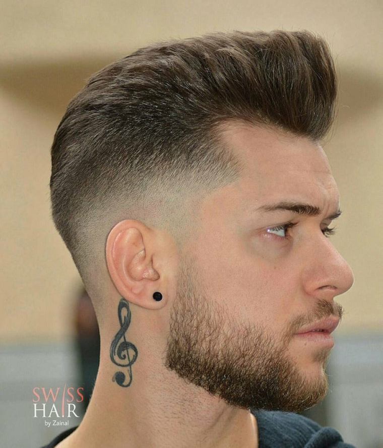 man beard hair trend product beard idea hair undercut