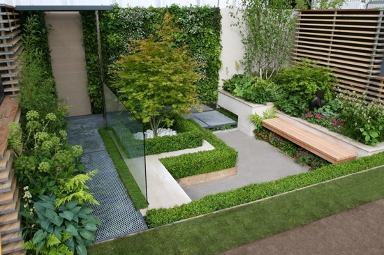 backyard design greenery