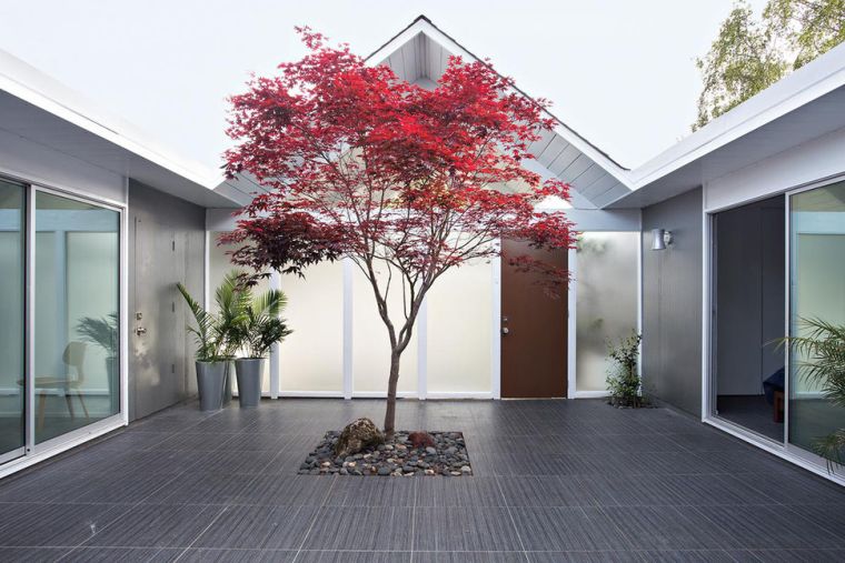 interior courtyard idea home deco