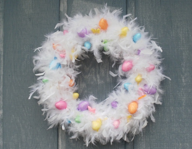 easter deco crown